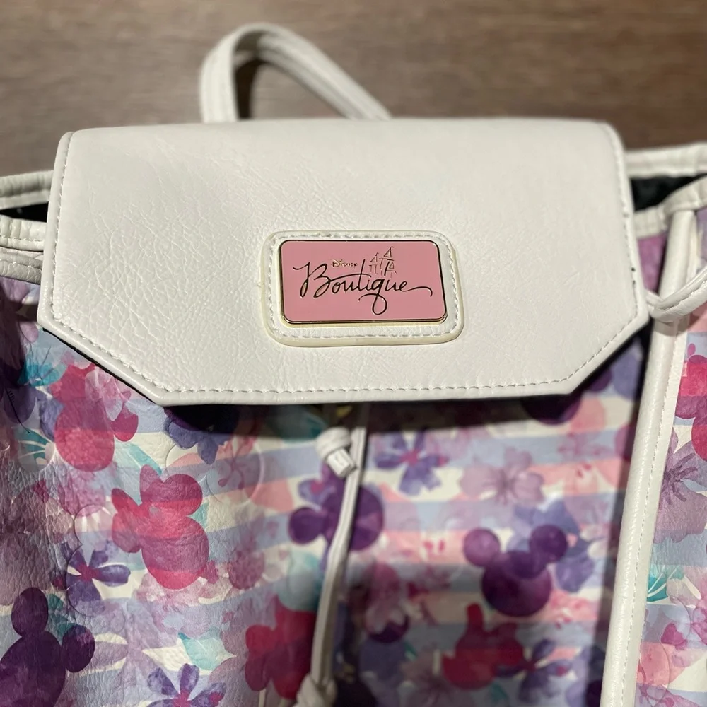 Disney Minnie Drawstring Backpack/Purse - Picture 3 of 6